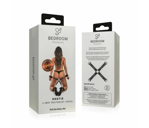 EasyToys Hog Tie Restraint System Faux Leather Black Universal Fit