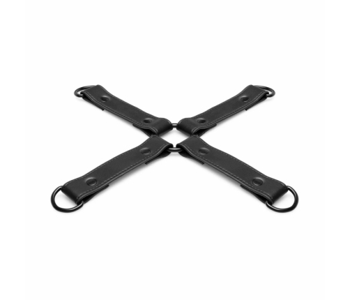 EasyToys Hog Tie Restraint System Faux Leather Black Universal Fit