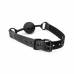 EasyToys Breathable Silicone Ball Gag Black - Adjustable Comfort Fit 4.1cm