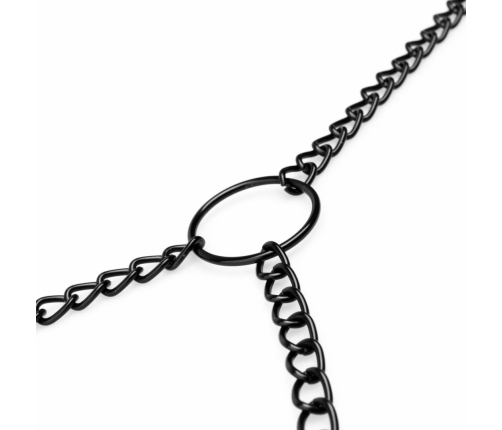 EasyToys Adjustable Body Chain Intimate Clamp Set Black