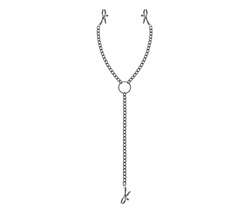 EasyToys Adjustable Body Chain Intimate Clamp Set Black