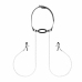 EasyToys Adjustable Silicone Gag Ring & Pressure-Control Clamp Set 5cm