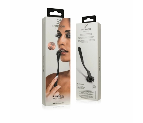 Kiotos Aluminium Sensory Pinwheel Black - Precision Stimulation Tool
