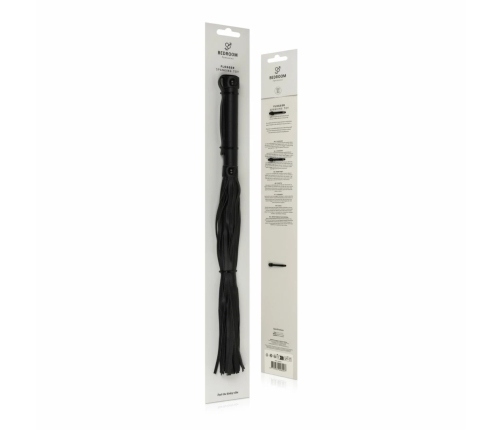 Ouch! Faux Leather Impact Tool Black - Ergonomic Grip, Wrist Loop