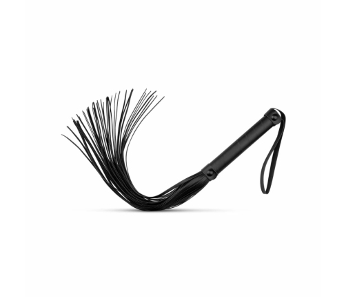 Ouch! Faux Leather Impact Tool Black - Ergonomic Grip, Wrist Loop