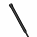Rimba Faux Leather Crop Whip Black - Durable Handle, Compact Design