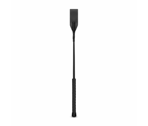 Rimba Faux Leather Crop Whip Black - Durable Handle, Compact Design
