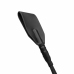 Rimba Faux Leather Crop Whip Black - Durable Handle, Compact Design
