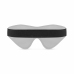 EasyToys Faux Leather Eye Mask Black Comfortable Adjustable Strap