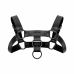 Bruno Adjustable Faux Leather Harness Black 24-32 cm