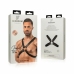 Lionel Adjustable Faux Leather Body Harness Black 26-51 cm