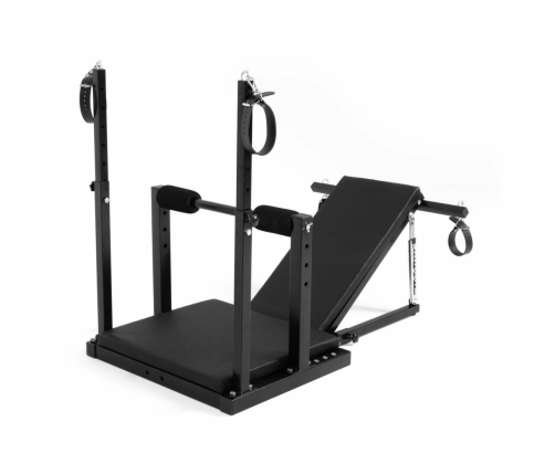 Bedroom Fantasies Kiotos Restraint Chair Adjustable Carbon Steel and Leather 97x58x87cm