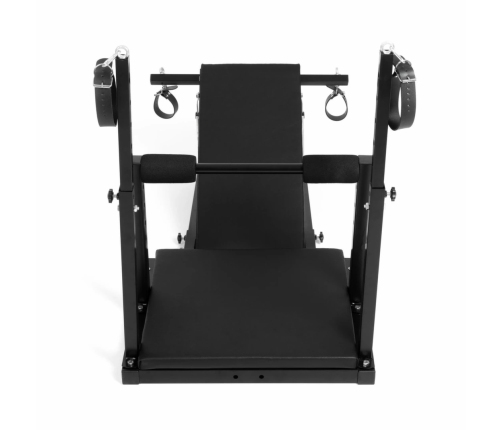 Bedroom Fantasies Kiotos Restraint Chair Adjustable Carbon Steel and Leather 97x58x87cm