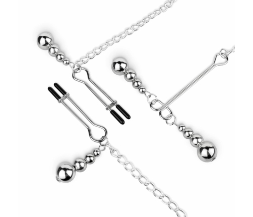 Bedroom Fantasies Adjustable Silver Clamps for Sensitive Zones