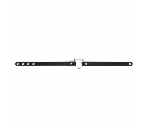 Bedroom Fantasies Kitty Choker Black Faux Leather Adjustable Collar