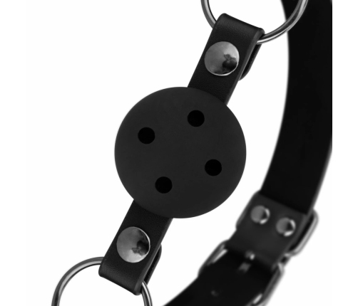 Bedroom Fantasies Adjustable Ball Gag Set 3-Pack Black - Breathable Design