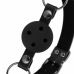 Bedroom Fantasies Adjustable Ball Gag Set 3-Pack Black - Breathable Design