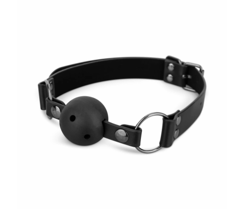 Bedroom Fantasies Adjustable Ball Gag Set 3-Pack Black - Breathable Design