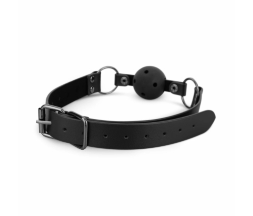 Bedroom Fantasies Adjustable Ball Gag Set 3-Pack Black - Breathable Design