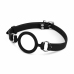 Bedroom Fantasies Silicone O-Gag Black - Adjustable Comfort Strap