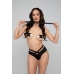 Bedroom Fantasies Silicone O-Gag Black - Adjustable Comfort Strap