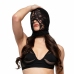 Bedroom Fantasies Lace Mask with Mouth Opening Black Elegant Design
