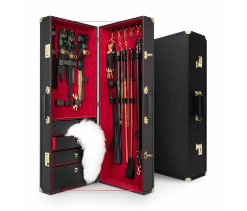 Bedroom Fantasies Locker Collection 17-Piece Cow Leather Bondage Set