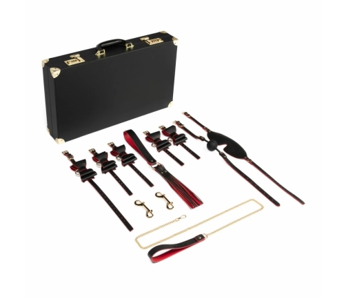 Bedroom Fantasies Locker Collection 11-Piece PU Leather Bondage Set