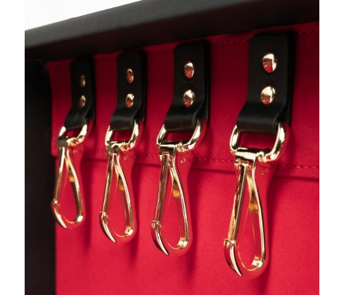 Bedroom Fantasies Locker Collection 11-Piece PU Leather Bondage Set