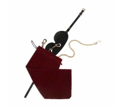 Bedroom Fantasies Locker Collection 11-Piece PU Leather Bondage Set