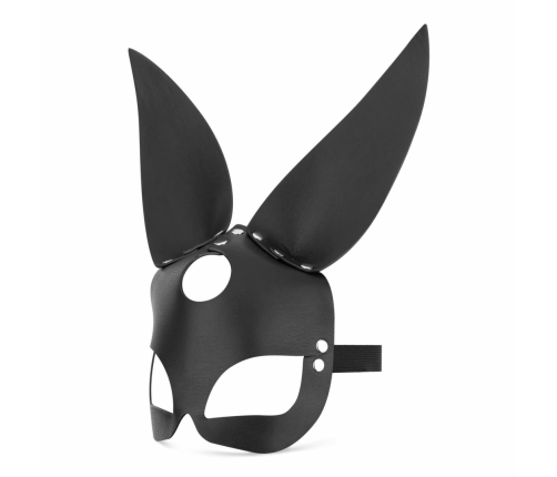 Bedroom Fantasies Bold Bunny Mask Black Adjustable Leather Accessory