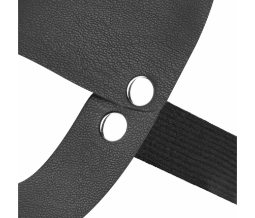 Bedroom Fantasies Bold Bunny Mask Black Adjustable Leather Accessory