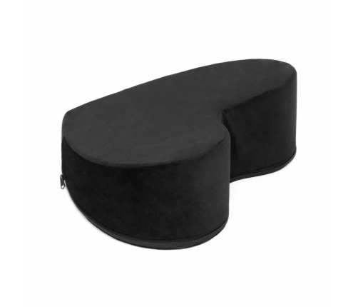 Bedroom Fantasies Heart-Shaped Positioning Pillow Black Soft Support