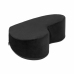Bedroom Fantasies Heart-Shaped Positioning Pillow Black Soft Support