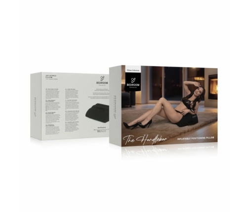 Bedroom Fantasies Handlebar Inflatable Support Pillow Black Comfort