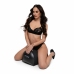 Bedroom Fantasies Straddler Inflatable Support Pillow Black Ergonomic
