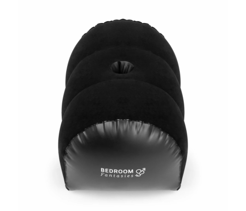 Bedroom Fantasies Straddler Inflatable Support Pillow Black Ergonomic