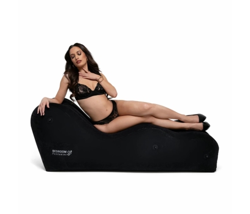 Bedroom Fantasies The Lounger Inflatable Support Bench Black Ergonomic
