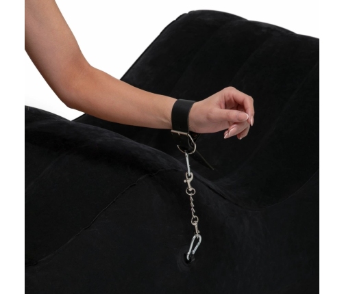 Bedroom Fantasies The Lounger Inflatable Support Bench Black Ergonomic