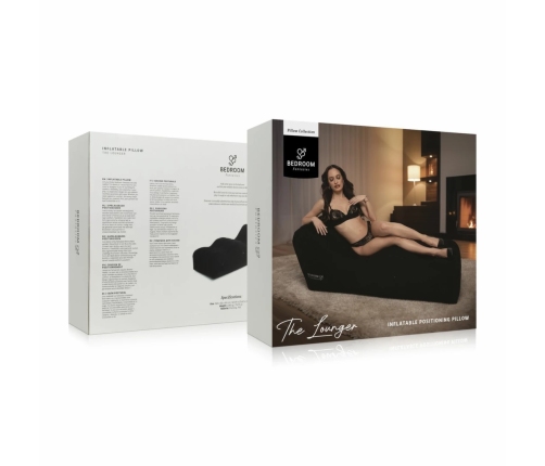 Bedroom Fantasies The Lounger Inflatable Support Bench Black Ergonomic