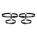 Bedroom Fantasies Adjustable Thigh Harness Black Secure Buckle System