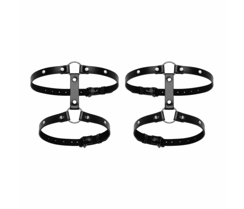 Bedroom Fantasies Adjustable Thigh Harness Black Secure Buckle System