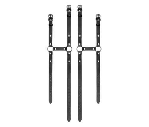 Bedroom Fantasies Adjustable Thigh Harness Black Secure Buckle System