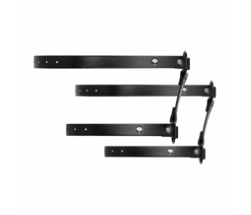 Bedroom Fantasies Adjustable Thigh Harness Black Secure Buckle System