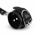 Bedroom Fantasies Cuffs & Hogtie Set Black - Adjustable PU Leather System