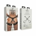 Bedroom Fantasies Cuffs & Hogtie Set Black - Adjustable PU Leather System