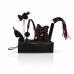 Bedroom Fantasies Crimson & Ebony 8-Piece Premium Restraint Set