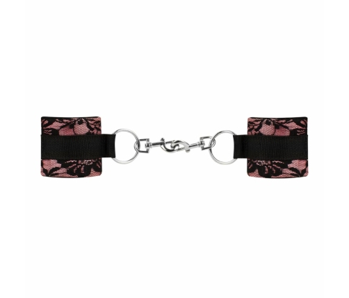 Bedroom Fantasies Bound by Lace 8-Piece Restraint Set Pink