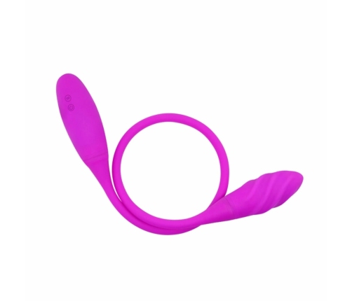 Pretty Love Snaky Vibe Flexible Dual-End Silicone Vibrator, 7 Modes