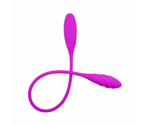 Pretty Love Snaky Vibe Flexible Dual-End Silicone Vibrator, 7 Modes